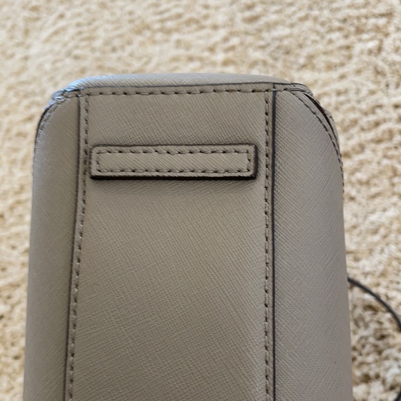 Tory Burch Small Robinson Zip Tote French Grey - Picture 4 of 8